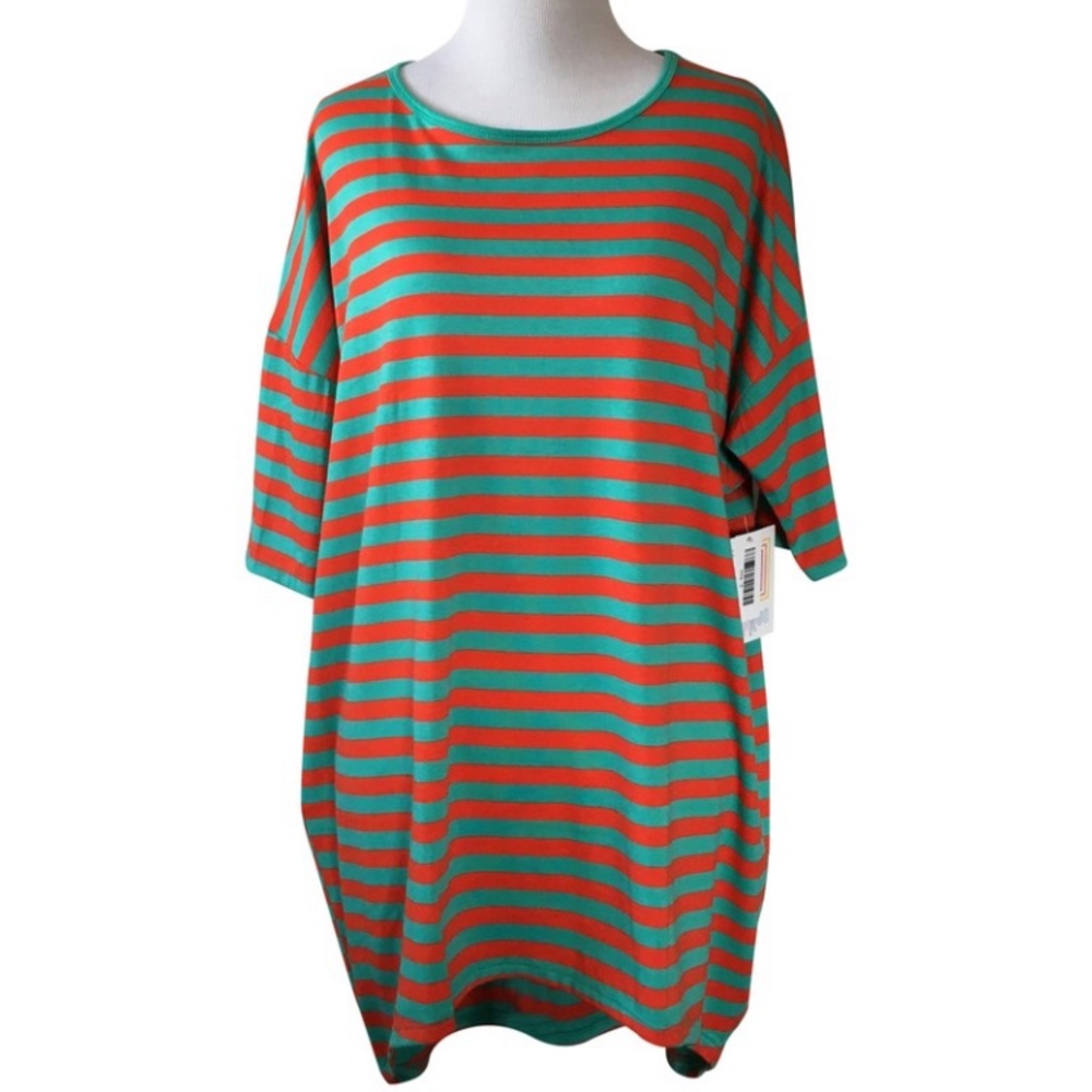 🦄🦄🦄Green & Orange striped Irma XS